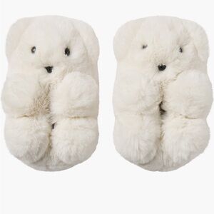 ^^^^***SOLD^^^^SKIMS White Teddy Bear Slippers^^^^
